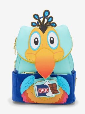 NEW Loungefly Disney Pixar Up Kevin Figural Mini Backpack